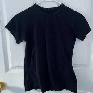 athleta junior size large black workout top